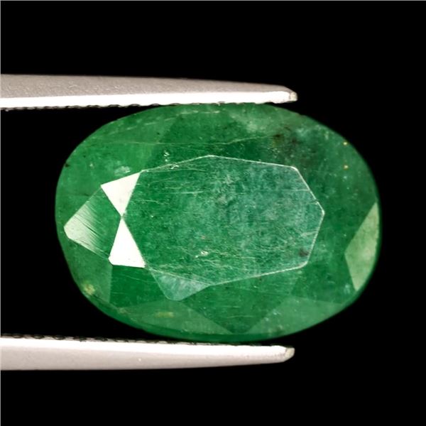 6.55 Ct Certified Brazilian Emerald Gemstone ($6,000 Appraisal)