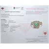 Image 3 : 2.8 Ct Certified Silver Emerald Gemstone Ring ($2,923 Appraisal)