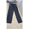 Image 3 : 7 EZI Black Tracksuit Set with White Stripe Detailing, Jacket and Pants, Size S, XL, L, 2XL