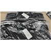Image 6 : 7 EZI Black Tracksuit Set with White Stripe Detailing, Jacket and Pants, Size S, XL, L, 2XL