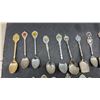 Image 2 : Collection of 44 Souvenir Spoons, Yeti Can & Vintage Mexican Mayan Style Stone Burial Mask, Onyx