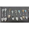 Image 4 : Collection of 44 Souvenir Spoons, Yeti Can & Vintage Mexican Mayan Style Stone Burial Mask, Onyx