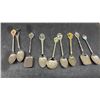 Image 5 : Collection of 44 Souvenir Spoons, Yeti Can & Vintage Mexican Mayan Style Stone Burial Mask, Onyx