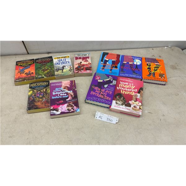 Louise Rennison Georgia Nicolson Series and Piers Anthony Apprentice Adept Series Books