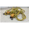 Image 1 : Canada Block Co. Ltd. B 55C Wooden Block and Tackle Set with 40 ft Yellow Synthetic Rope