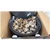 Image 2 : Outland Firebowl Deluxe Portable Outdoor Propane Fireplace with Lava Rocks and Cover