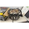 Image 4 : Outland Firebowl Deluxe Portable Outdoor Propane Fireplace with Lava Rocks and Cover
