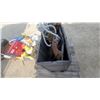 Image 3 : Gray Plastic Deck Box with Wheels, Wood Timber, and More