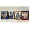 Image 1 : Framed Signed Sports Photographs, Hockey Goalies, Race Car Driver, Football, and More Largest 9.5 x