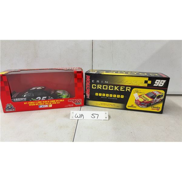 Racing Champions #35 Tabasco 1:24 Scale Diecast and Erin Crocker #98 Cheerios Stock Car