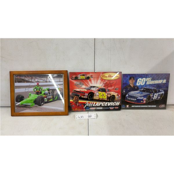 Autographed Danica Patrick IndyCar Photo, Jeff Lapcevich and Roy Beauchamp Jr. Posters, and More