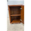 Image 3 : Mobile Wooden Suggestion Box Cabinet with Laminate Top, Casters, and Interior Shelf, 29 x 20 x 20"
