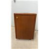 Image 4 : Mobile Wooden Suggestion Box Cabinet with Laminate Top, Casters, and Interior Shelf, 29 x 20 x 20"