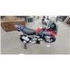 Image 3 : BMW R 1250 GS Licensed Kids Ride-On Electric Motorcycle, Red and Grey with Training Wheels