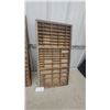 Image 2 : Two Vintage Wooden Printer's Typeset Cases 16.6 x 32"