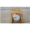 Image 2 : Daniel Dakota Quartz Westminster Chime Wall Clock with Pendulum in Oak Case
