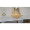 Image 4 : Daniel Dakota Quartz Westminster Chime Wall Clock with Pendulum in Oak Case