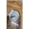 Image 5 : Daniel Dakota Quartz Westminster Chime Wall Clock with Pendulum in Oak Case