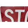 Image 3 : Two Red Octagonal Reflective Traffic Stop Signs 29-1/2"