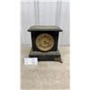 Image 1 : Seth Thomas Clock Co. Late 19th Century Black Mantel Clock with Brass Dial