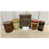 Image 1 : Domestic Brand Shortening, Country Style, Red Rose, and More Antique Tins