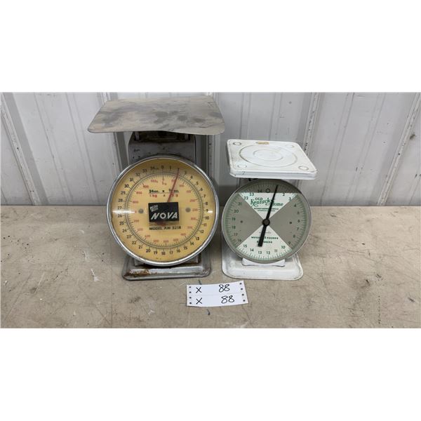 Kilo Tech Nova AM 3218 Scale and Old Kentucky Home 25-Pound Scale
