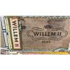 Image 10 : Collection of Vintage Cigar Boxes Including Wolf Bros. Rum Soaked Crooks, Dutch Masters, and More