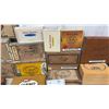 Image 4 : Collection of Vintage Cigar Boxes Including Wolf Bros. Rum Soaked Crooks, Dutch Masters, and More