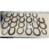 Image 1 : Collection of Assorted Metal Horseshoes Including St. Croix Eventer and More