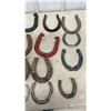Image 4 : Collection of Horseshoes, Various Sizes and Styles