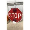 Image 3 : Amber Rotating Beacon Warning Light and School Bus Stop Arm Sign with Flashing Lights