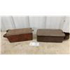 Image 1 : Massey-Harris and International Harvester Cast Iron Tractor Toolboxes
