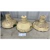 Image 1 : Three Wheeler Enamel Industrial Pendant Light Shades 12" Diameter