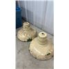 Image 4 : Three Wheeler Enamel Industrial Pendant Light Shades 12" Diameter
