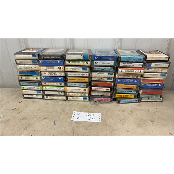 50 and More 8-Track Tapes