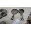 Image 2 : Vintage Cast Iron Cornbread Wedge Pan, Muffin Pan, Mini Skillet, and More