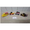 Image 1 : Coca-Cola Die-Cast Collectible Vehicles, 1913-1937 Ford Model T and Delivery Trucks, Set of Four