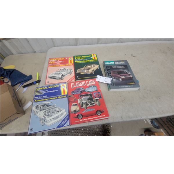 Haynes and Chilton's Automotive Repair Manuals, Classic Cars Book, and More