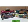 Image 1 : Two WIX Banks, 1949 Olds Rocket, 1940 Ford Woody Wagon 1/25th.