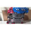 Image 1 : Three 24" Truck and Trailer, Auto Carrier, Hot Wheels Carrier, Construction Equip.