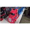 Image 8 : Three 24" Truck and Trailer, Auto Carrier, Hot Wheels Carrier, Construction Equip.