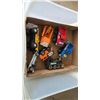 Image 3 : 7 Drawer Wheeled Storage Cart with Approx 125 Misc Cars, Trucks, Toys, Blocks.