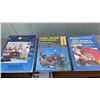 Image 5 : Two Shelf Two Door Book Shelf, 62" x 32" x 10", 12 Small Engine and Auto Repair Manuals.