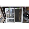 Image 1 : Window and Screen Insert 24" x 42" for Wooden Screen Door.
