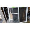 Image 2 : Window and Screen Insert 24" x 42" for Wooden Screen Door.