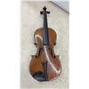 Image 2 : Antique Violin with Blue-Lined Hard Case, Missing Strings, Latch Broken on Case