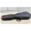 Image 9 : Antique Violin with Blue-Lined Hard Case, Missing Strings, Latch Broken on Case