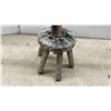Image 3 : Primitive Wooden Milking Stool with Pail Holder and Wooden Ox Yoke