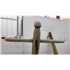 Image 4 : Primitive Wooden Milking Stool with Pail Holder and Wooden Ox Yoke