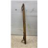 Image 6 : Primitive Wooden Milking Stool with Pail Holder and Wooden Ox Yoke